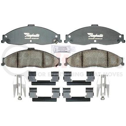 ATD749C by RAYBESTOS - Brake Parts Inc Raybestos AT Overstock Ceramic Disc Brake Pad Set