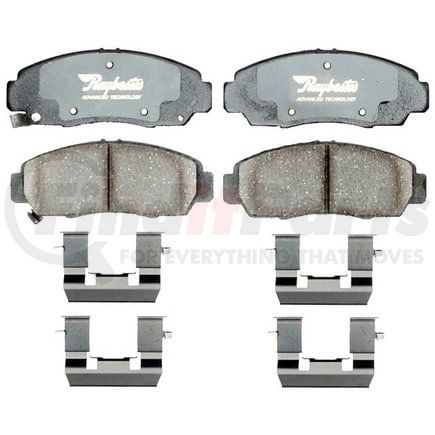 ATD787C by RAYBESTOS - Brake Parts Inc Raybestos AT Overstock Ceramic Disc Brake Pad Set