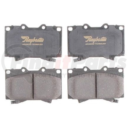 ATD772C by RAYBESTOS - Brake Parts Inc Raybestos AT Overstock Ceramic Disc Brake Pad Set