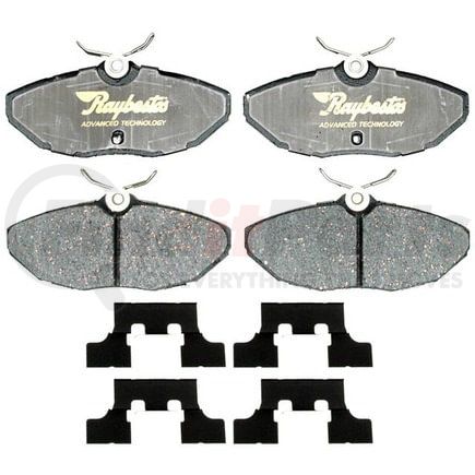 ATD806C by RAYBESTOS - Brake Parts Inc Raybestos AT Overstock Ceramic Disc Brake Pad Set