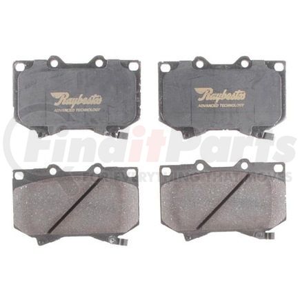 ATD812C by RAYBESTOS - Brake Parts Inc Raybestos AT Overstock Ceramic Disc Brake Pad Set