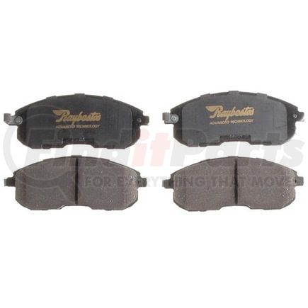 Raybestos ATD815AC Disc Brake Pad Set Brake Parts Inc Raybestos AT Overstock Ceramic Disc Brake Pad Set