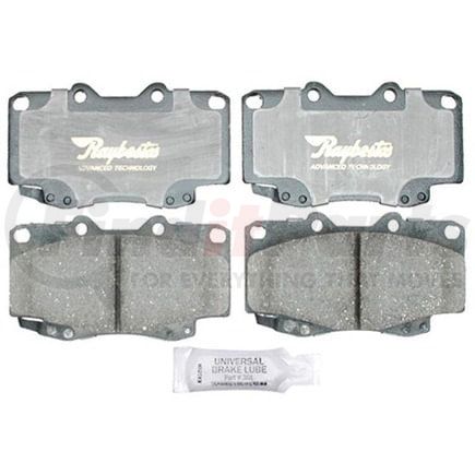 ATD799C by RAYBESTOS - Brake Parts Inc Raybestos AT Overstock Ceramic Disc Brake Pad Set