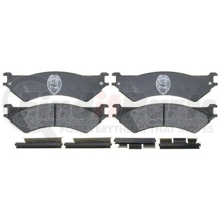 ATD802SV by RAYBESTOS - Brake Parts Inc Raybestos Police Overstock Metallic Disc Brake Pad Set