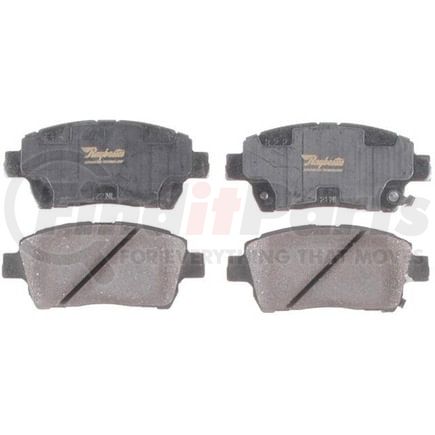 Raybestos ATD822C Disc Brake Pad Set Brake Parts Inc Raybestos AT Overstock Ceramic Disc Brake Pad Set