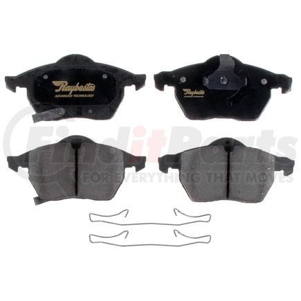 ATD819C by RAYBESTOS - Brake Parts Inc Raybestos AT Overstock Ceramic Disc Brake Pad Set
