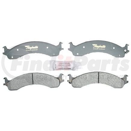ATD821M by RAYBESTOS - Brake Parts Inc Raybestos AT Overstock Metallic Disc Brake Pad Set