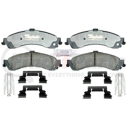 ATD834C by RAYBESTOS - Brake Parts Inc Raybestos AT Overstock Ceramic Disc Brake Pad Set