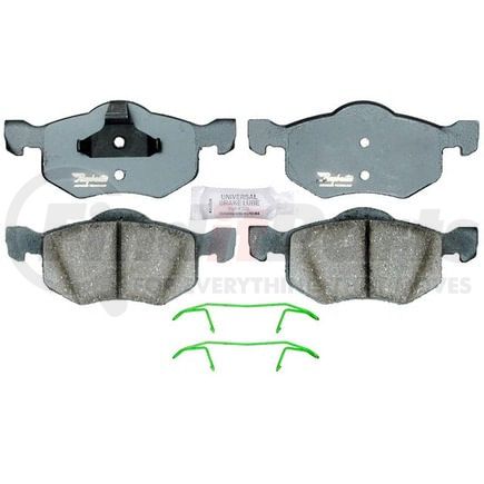 ATD843C by RAYBESTOS - Brake Parts Inc Raybestos AT Overstock Ceramic Disc Brake Pad Set