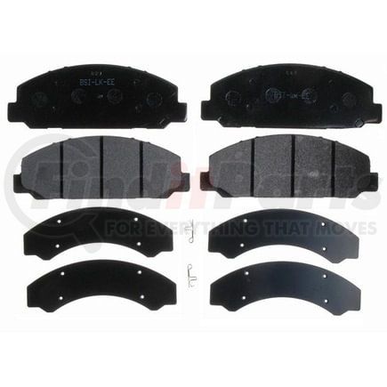 ATD827M by RAYBESTOS - Brake Parts Inc Raybestos AT Overstock Metallic Disc Brake Pad Set