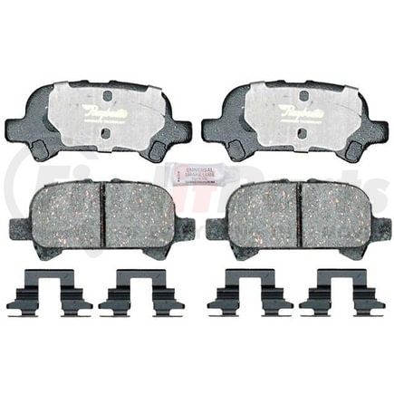 ATD828C by RAYBESTOS - Brake Parts Inc Raybestos AT Overstock Ceramic Disc Brake Pad Set