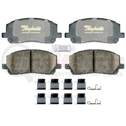 ATD884C by RAYBESTOS - Brake Parts Inc Raybestos AT Overstock Ceramic Disc Brake Pad Set