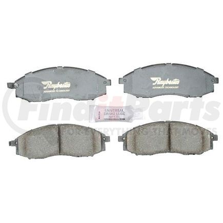 ATD888AC by RAYBESTOS - Brake Parts Inc Raybestos AT Overstock Ceramic Disc Brake Pad Set