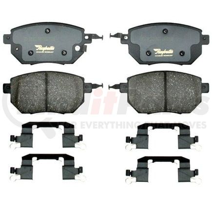Raybestos ATD969C Disc Brake Pad Set Brake Parts Inc Raybestos AT Overstock Ceramic Disc Brake Pad Set