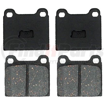 ATD96C by RAYBESTOS - Brake Parts Inc Raybestos AT Overstock Ceramic Disc Brake Pad Set