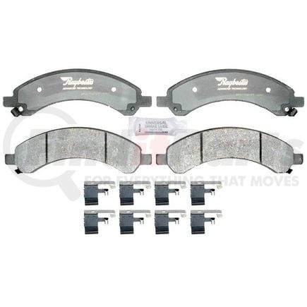 ATD989C by RAYBESTOS - Brake Parts Inc Raybestos AT Overstock Ceramic Disc Brake Pad Set