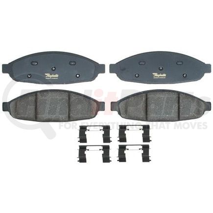 ATD997C by RAYBESTOS - Brake Parts Inc Raybestos AT Overstock Ceramic Disc Brake Pad Set