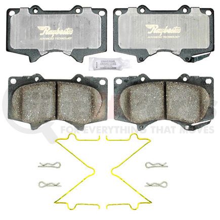 ATD976C by RAYBESTOS - Brake Parts Inc Raybestos AT Overstock Ceramic Disc Brake Pad Set