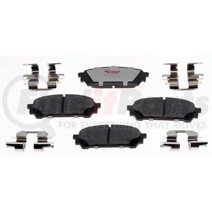 EHT1004H by RAYBESTOS - Raybestos Element3 Hybrid Brake Pad Set