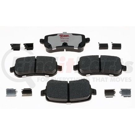 EHT1021H by RAYBESTOS - Raybestos Element3 Hybrid Brake Pad Set