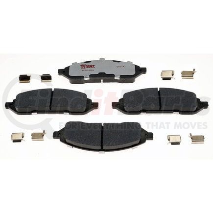 EHT1022H by RAYBESTOS - Raybestos Element3 Hybrid Brake Pad Set