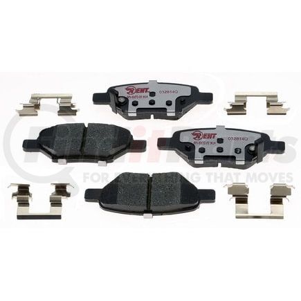 EHT1033H by RAYBESTOS - Raybestos Element3 Hybrid Brake Pad Set