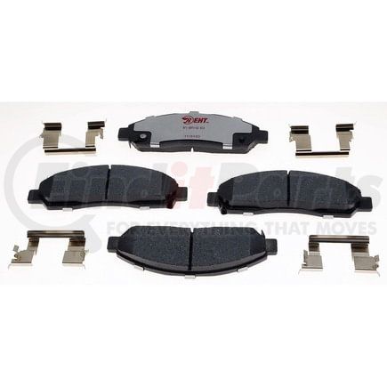 EHT1039H by RAYBESTOS - Raybestos Element3 Hybrid Brake Pad Set