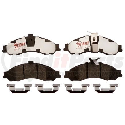 EHT1043H by RAYBESTOS - Raybestos Element3 Hybrid Brake Pad Set