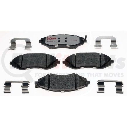 EHT1035H by RAYBESTOS - Raybestos Element3 Hybrid Brake Pad Set