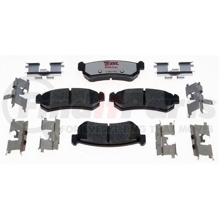 EHT1036H by RAYBESTOS - Raybestos Element3 Hybrid Brake Pad Set