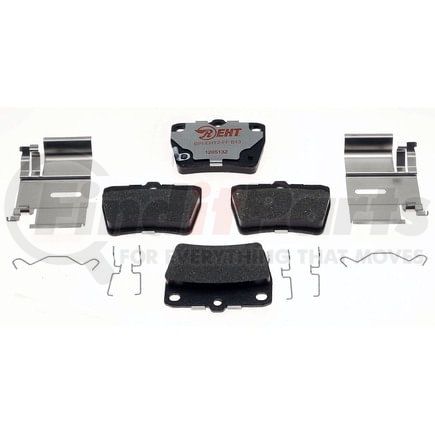 EHT1051H by RAYBESTOS - Raybestos Element3 Hybrid Brake Pad Set