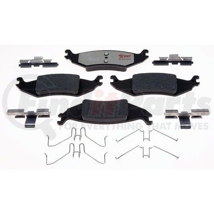 EHT1046H by RAYBESTOS - Raybestos Element3 Hybrid Brake Pad Set