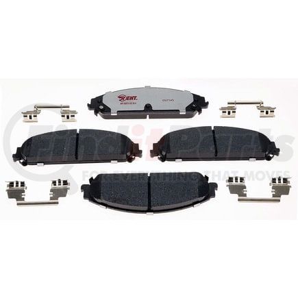 EHT1058H by RAYBESTOS - Raybestos Element3 Hybrid Brake Pad Set