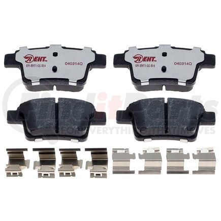 EHT1071H by RAYBESTOS - Raybestos Element3 Hybrid Brake Pad Set