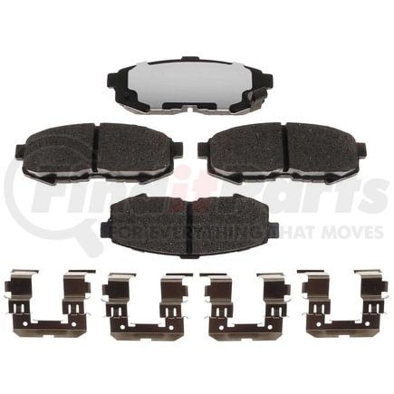 EHT1073H by RAYBESTOS - Raybestos Element3 Hybrid Brake Pad Set