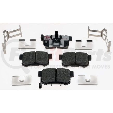 EHT1086H by RAYBESTOS - Raybestos Element3 Hybrid Brake Pad Set