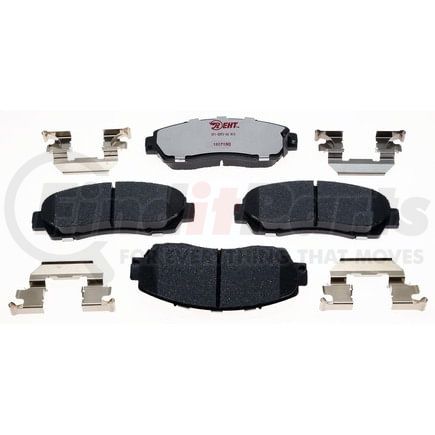 EHT1089H by RAYBESTOS - Raybestos Element3 Hybrid Brake Pad Set