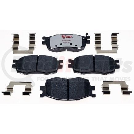 EHT1156H by RAYBESTOS - Raybestos Element3 Hybrid Brake Pad Set