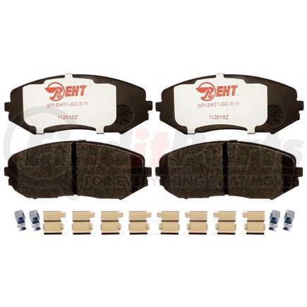 EHT1188H by RAYBESTOS - Raybestos Element3 Hybrid Brake Pad Set