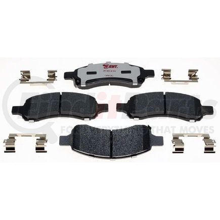 EHT1169H by RAYBESTOS - Raybestos Element3 Hybrid Brake Pad Set