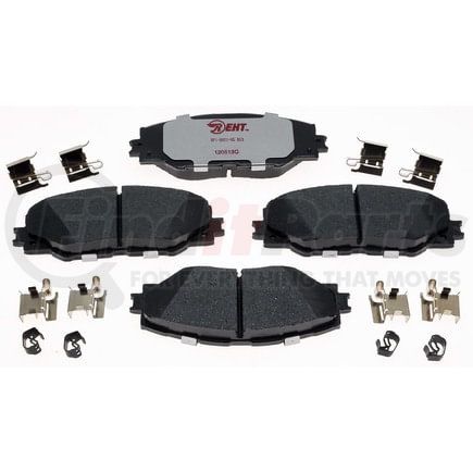 EHT1211H by RAYBESTOS - Raybestos Element3 Hybrid Brake Pad Set