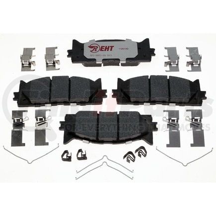 EHT1222H by RAYBESTOS - Raybestos Element3 Hybrid Brake Pad Set