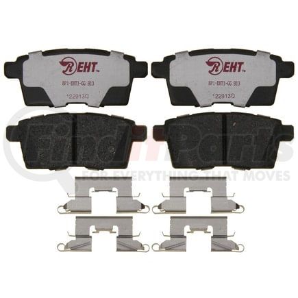 EHT1259H by RAYBESTOS - Raybestos Element3 Hybrid Brake Pad Set