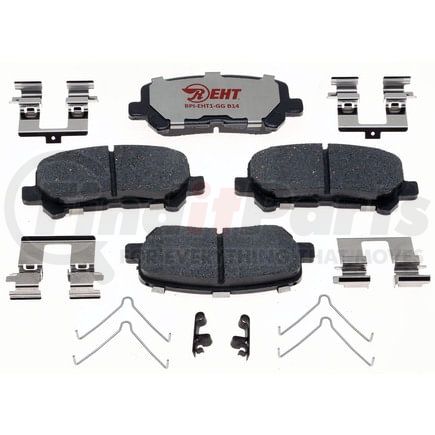 EHT1281H by RAYBESTOS - Raybestos Element3 Hybrid Brake Pad Set