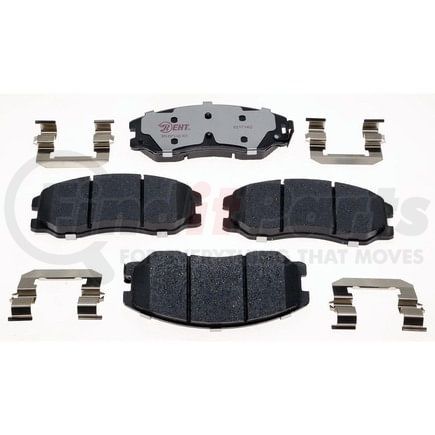 EHT1264H by RAYBESTOS - Raybestos Element3 Hybrid Brake Pad Set