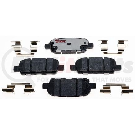 EHT1288H by RAYBESTOS - Raybestos Element3 Hybrid Brake Pad Set