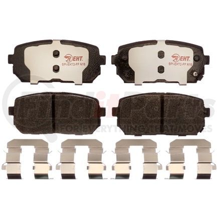 EHT1296H by RAYBESTOS - Raybestos Element3 Hybrid Brake Pad Set