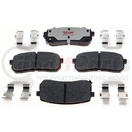 EHT1302H by RAYBESTOS - Raybestos Element3 Hybrid Brake Pad Set