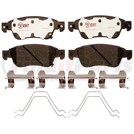 EHT1287H by RAYBESTOS - Raybestos Element3 Hybrid Brake Pad Set