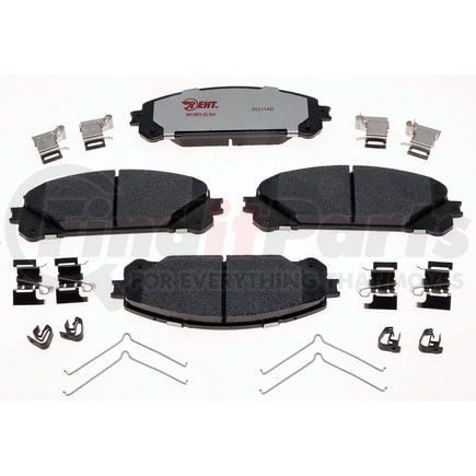 EHT1324H by RAYBESTOS - Raybestos Element3 Hybrid Brake Pad Set